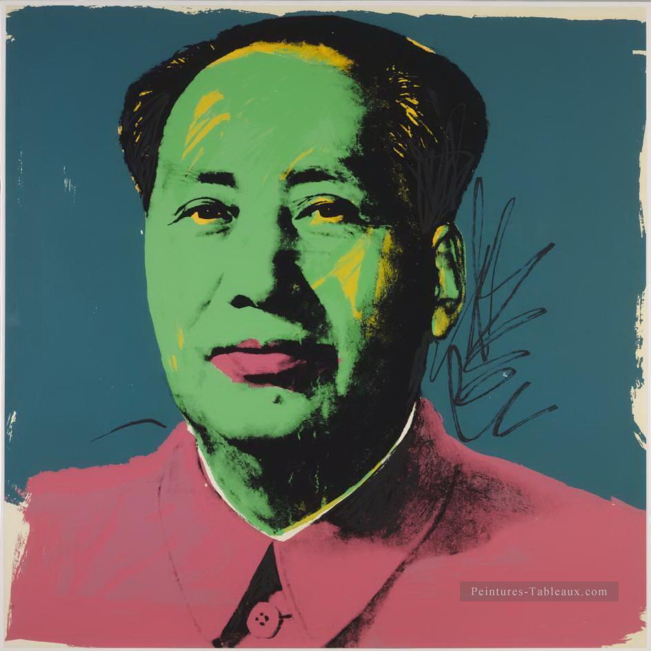 Mao Zedong 3 Andy Warhol Oil Paintings